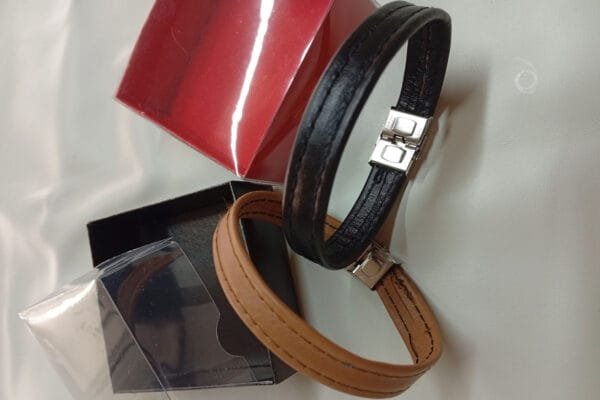 Msd Copper Bioritmik Frekanslı Bakır Bileklik Siyah Kahverengi 1